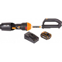 Аккумуляторная бесщеточная воздуходувка WORX 20 В, 4 А*ч WG543E