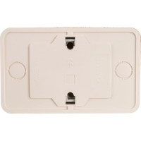 Розетка Intro Quadro 2-203-11 двойная без заземления 2x2P, 16А-250В, IP20, открытая установка, сосна, Б0053798