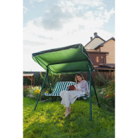 Садовые качели СИМАЛЕНД Адлер зелёные, 175x150x120 см 4150902