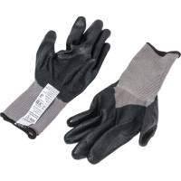 Перчатки из синтетического волокна с нитрильным покрытием ¾ марка Armprotect р.9 3500