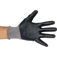 Перчатки из синтетического волокна с нитрильным покрытием ¾ марка Armprotect р.9 3500