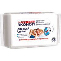 Влажные антибактериальные салфетки РемоКолор 100 шт. 20-7-100