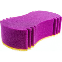 Губка для мытья автомобиля РемоКолор Арахис с чистящим слоем, 245x135x75 мм 20-6-103