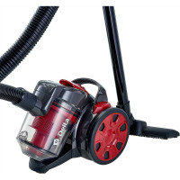 Пылесос Delta DL-0851 мультициклон, красный, 1800 Вт, НЕРА-фильтр, мощность всасывания 300 Вт Р1-00007232