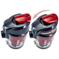 Пылесос Delta DL-0851 мультициклон, красный, 1800 Вт, НЕРА-фильтр, мощность всасывания 300 Вт Р1-00007232