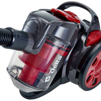 Пылесос Delta DL-0851 мультициклон, красный, 1800 Вт, НЕРА-фильтр, мощность всасывания 300 Вт Р1-00007232