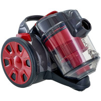 Пылесос Delta DL-0851 мультициклон, красный, 1800 Вт, НЕРА-фильтр, мощность всасывания 300 Вт Р1-00007232