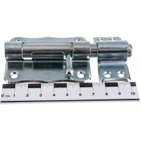 Накладная задвижка РемоКолор (фигурная; оцинкованая; 70 мм) 70-0-187