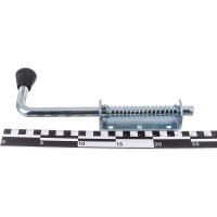 Дверная задвижка РемоКолор (оцинкованная; с пружинной; 260 мм) 70-0-152