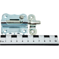 Накладная задвижка РемоКолор (фигурная; оцинкованая; 50 мм) 70-0-185