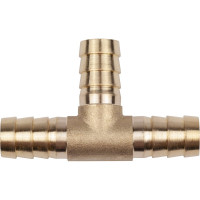 Тройник Т-образный елочка 10мм, латунь, в блистере AV Steel AV-700340B