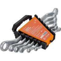 Набор накидных ключей Airline 6х7, 8х9, 10х11, 12х13, 14х15, 17х19 мм, 6 предметов, пластиковый держатель AT-6-47