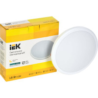 Светильник IEK LED ДПБ 3003 18Вт, IP54, 4000K, круг, белый LDPB0-3003-18-4000-K01