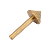 Фреза алмазная V-образная шлифовальная (20х40 мм; хв-к 6 мм) DMV62090 DJTOL 1313