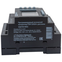 Программируемый логический контроллер TDM ELECTRIC ПЛК12D024 с дисплеем, 24В SQ0750-0002