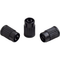 Колпачки на шинный вентиль Airline черные, пластик, 60 шт. AVC-60-02