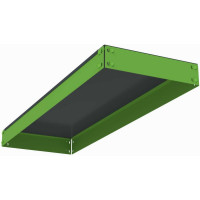 Металлическая полка с комплектом траверс для стеллажей Metalex серии HARD 1200х400 ООО Металекс АСР1240