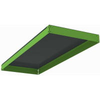 Металлическая полка с комплектом траверс для стеллажей Metalex серии HARD 1600х600 ООО Металекс АСР1660