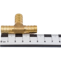 Тройник под шланг елочка 12 мм Pegas pneumatic 3504