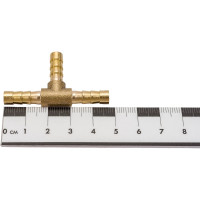 Тройник под шланг елочка 6 мм Pegas pneumatic 3501