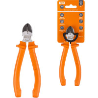 Бокорезы (кусачки для проводов) TDM ELECTRIC с пластиковыми рукоятками, углеродистая сталь, 160 мм, серия "Гранит" SQ1009-0301