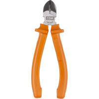 Бокорезы (кусачки для проводов) TDM ELECTRIC с пластиковыми рукоятками, углеродистая сталь, 160 мм, серия "Гранит" SQ1009-0301