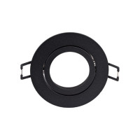 Встраиваемый алюминиевый светильник ЭРА KL86 BK MR16/GU5.3 черный Б0054351