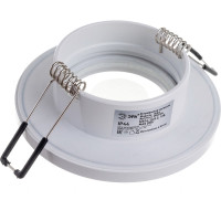 Встраиваемый влагозащищенный светильник ЭРА WR3 WH MR16/GU5.3, IP44, белый Б0054368