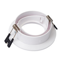 Встраиваемый декоративный светильник ЭРА KL92 WH MR16/GU5.3 белый, пластиковый Б0054373