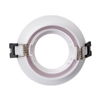 Встраиваемый декоративный светильник ЭРА KL92 WH MR16/GU5.3 белый, пластиковый Б0054373