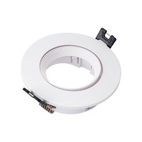 Встраиваемый декоративный светильник ЭРА KL92 WH MR16/GU5.3 белый, пластиковый Б0054373