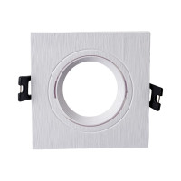 Встраиваемый декоративный светильник ЭРА KL921 WH MR16/GU5.3 белый, пластиковый Б0054374