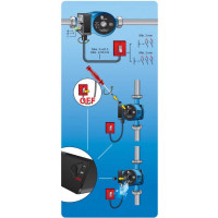 Циркуляционный насос Wester WCP 32-80G с гайками 0-18-0060