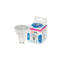 Светодиодная лампочка ЭРА STD LED Lense MR16-8W-840-GU10 GU10 8Вт линзованная софит нейтральный белый свет Б0054942