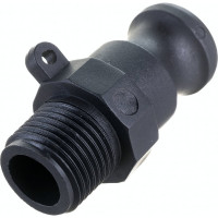 Камлок TITAN LOCK 0,5in типа F ниппель, наружная. резьба BSP (полипроп.) TL50FPP