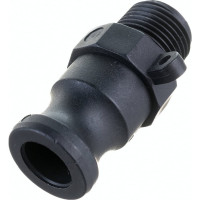 Камлок TITAN LOCK 0,5in типа F ниппель, наружная. резьба BSP (полипроп.) TL50FPP