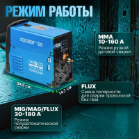 Сварочный полуавтомат SOLARIS MIG-200EM