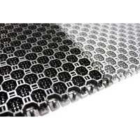 Грязезащитный коврик ПластФактор Optima Duos 16, двусторонний, цвет чёрный 6 модулей в комплекте 4630027111616