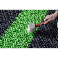 Грязезащитный коврик ПластФактор Optima Duos 16, двусторонний, цвет чёрный 6 модулей в комплекте 4630027111616