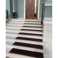 Грязезащитный коврик ПластФактор Optima Duos 16, двусторонний, цвет чёрный 6 модулей в комплекте 4630027111616