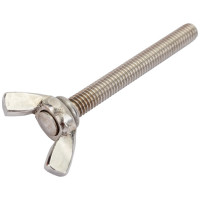 Винт-барашек КРЕП-КОМП американский тип, нержавейка А2, DIN 316, 6x50, 50 шт. вб650