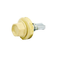 Кровельный саморез КРЕП-КОМП 5,5x19, RAL1014, слоновая кость, 250 шт. ск55191014кф