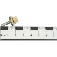 Кровельный саморез КРЕП-КОМП 4,8x19, RAL1014, слоновая кость, 250 шт. ск48191014кф