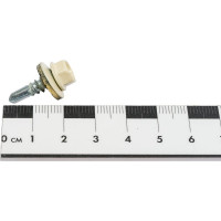 Кровельный саморез КРЕП-КОМП 5,5x19, RAL1015, светлая слоновая кость, 250 шт. ск55191015кф