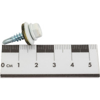 Кровельный саморез КРЕП-КОМП 4,8x19, RAL9003, белый сигнальный, 250 шт. ск48199003кф