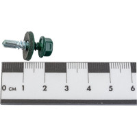 Кровельный саморез КРЕП-КОМП 4,8x19, RAL6005, темно-зеленый, 250 шт. ск48196005кф