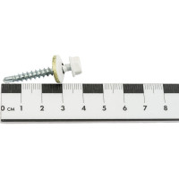 Кровельный саморез КРЕП-КОМП 4,8x35, RAL9003, белый сигнальный, 250 шт. ск359003кф