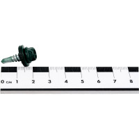 Кровельный саморез КРЕП-КОМП 5,5x19, RAL6005, тёмно-зелёный, 250 шт. ск55196005кф