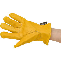 Утепленные кожаные перчатки из лицевой кожи S. GLOVES NEMAN размер 11 31998-11