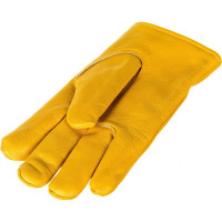 Утепленные кожаные перчатки из лицевой кожи S. GLOVES NEMAN размер 10 31998-10